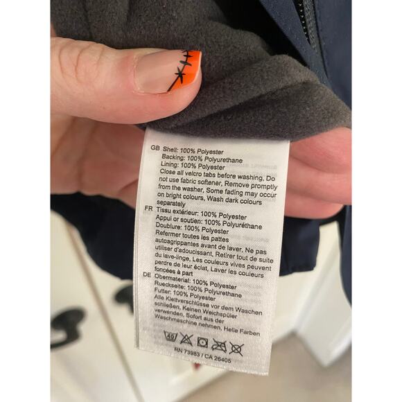 NWT Helly Hansen Women’s Crew Hooded Midlayer Jacket 2.0, Small, Navy, 190$ - Picture 5 of 8